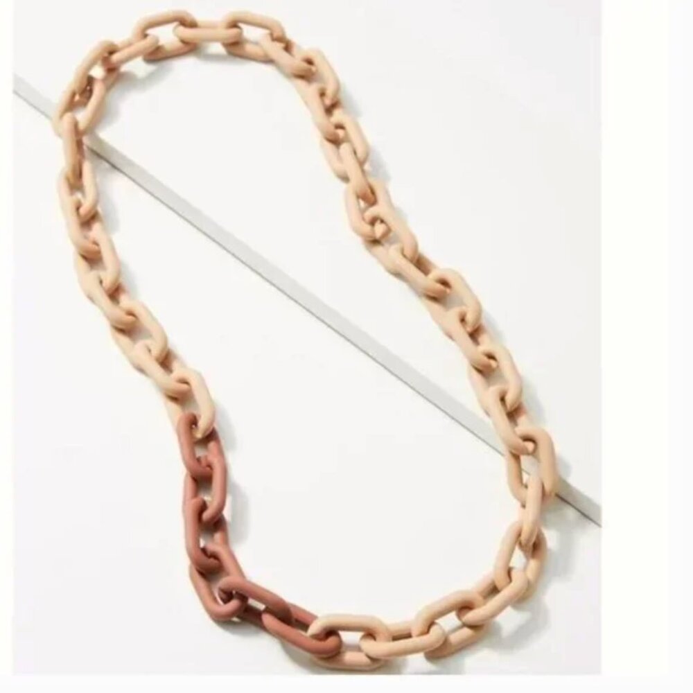 ⭐️ Kristen Link Boho Chain Peasant Hipster Hip Hippie Art Deco Chunky Necklace